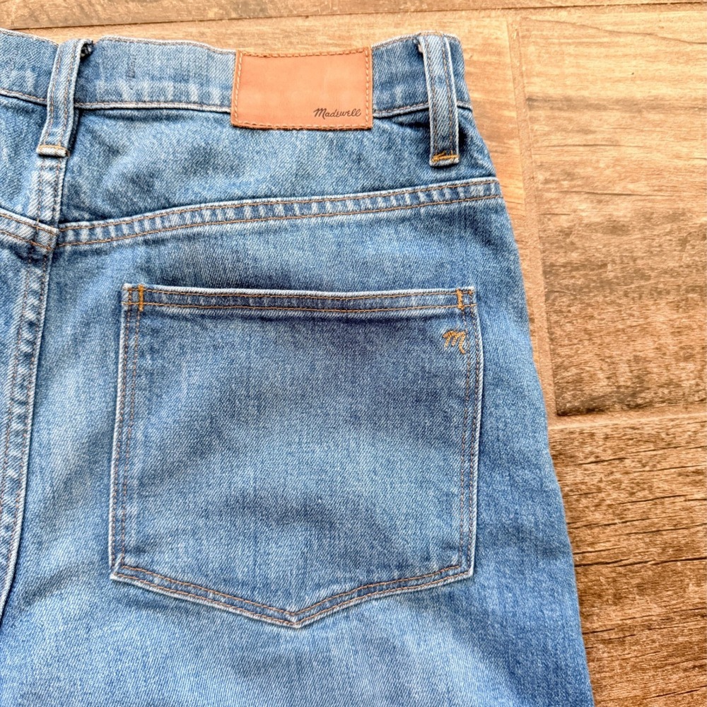 Madewell Women's Wide-Leg Crop Denim Jeans, Birdie Wash, 29 - Picture 7 of 12